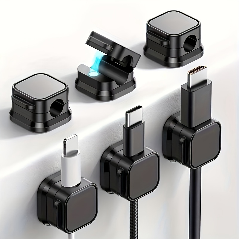 6/12Pcs PP Magnetic Cable Clip - Magnetic Charging Cable ulasan dan harga