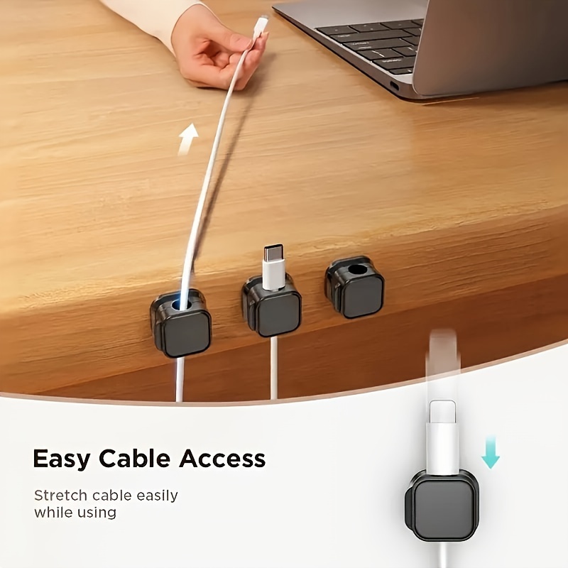 6/12Pcs PP Magnetic Cable Clip - Magnetic Charging Cable ulasan dan harga