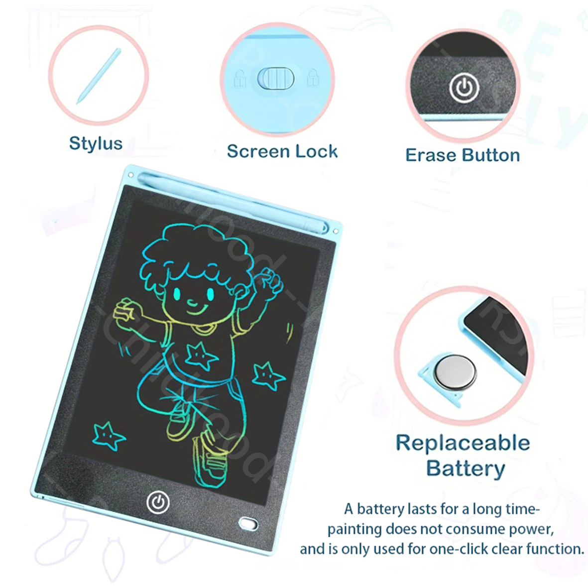 8.5 Inch LCD Writing Tablet Di - Digital Drawing Tablet ulasan dan harga