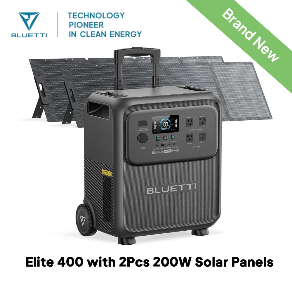 BLUETTI Elite 400 3840Wh Solar - Solar Powered Charger ulasan dan harga