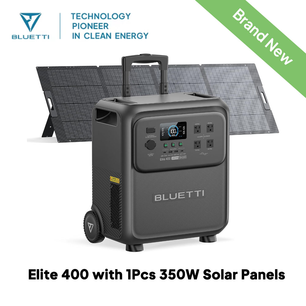 BLUETTI Elite 400 3840Wh Solar - Solar Powered Charger ulasan dan harga