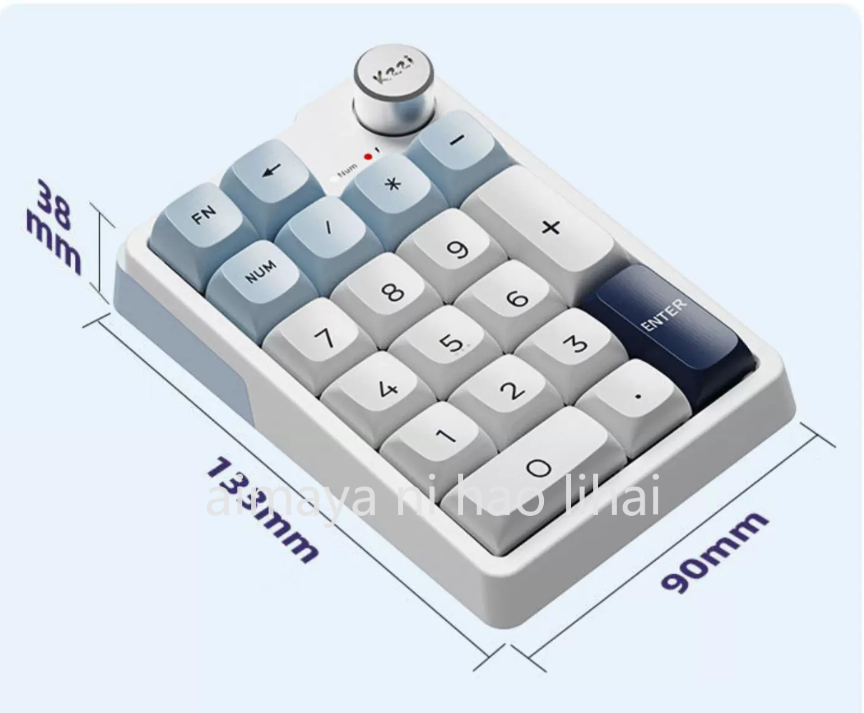 Kzzi K20 Mini Keypad Three Mod - Wireless Keyboard Mini ulasan dan harga