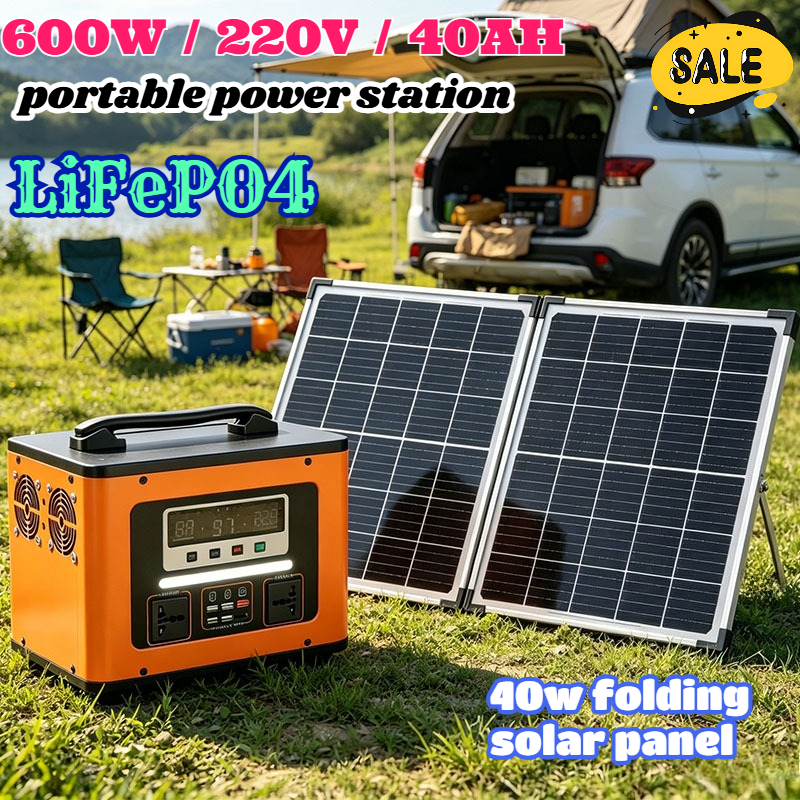 Original 220V 40AH Portable Po - Solar Powered Charger ulasan dan harga