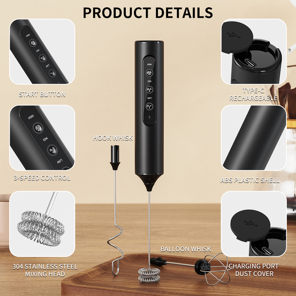 3 in 1 Electric Handheld Milk  - Electro Gadgets ulasan dan harga