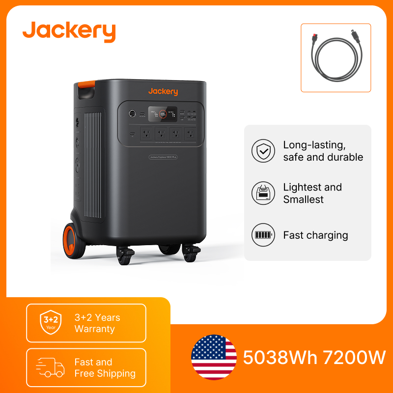 Jackery Explorer 5000 Plus wit - Solar Powered Charger ulasan dan harga