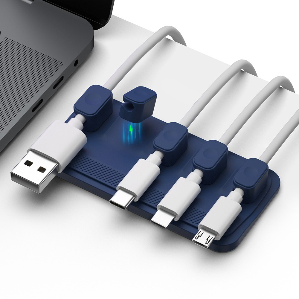Self-Adhesive Silicone Magneti - Magnetic Charging Cable ulasan dan harga