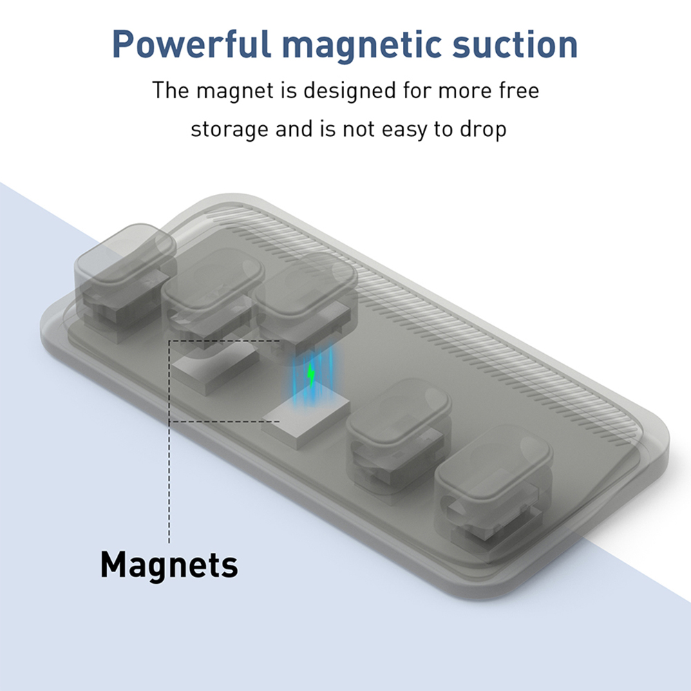 Self-Adhesive Silicone Magneti - Magnetic Charging Cable ulasan dan harga