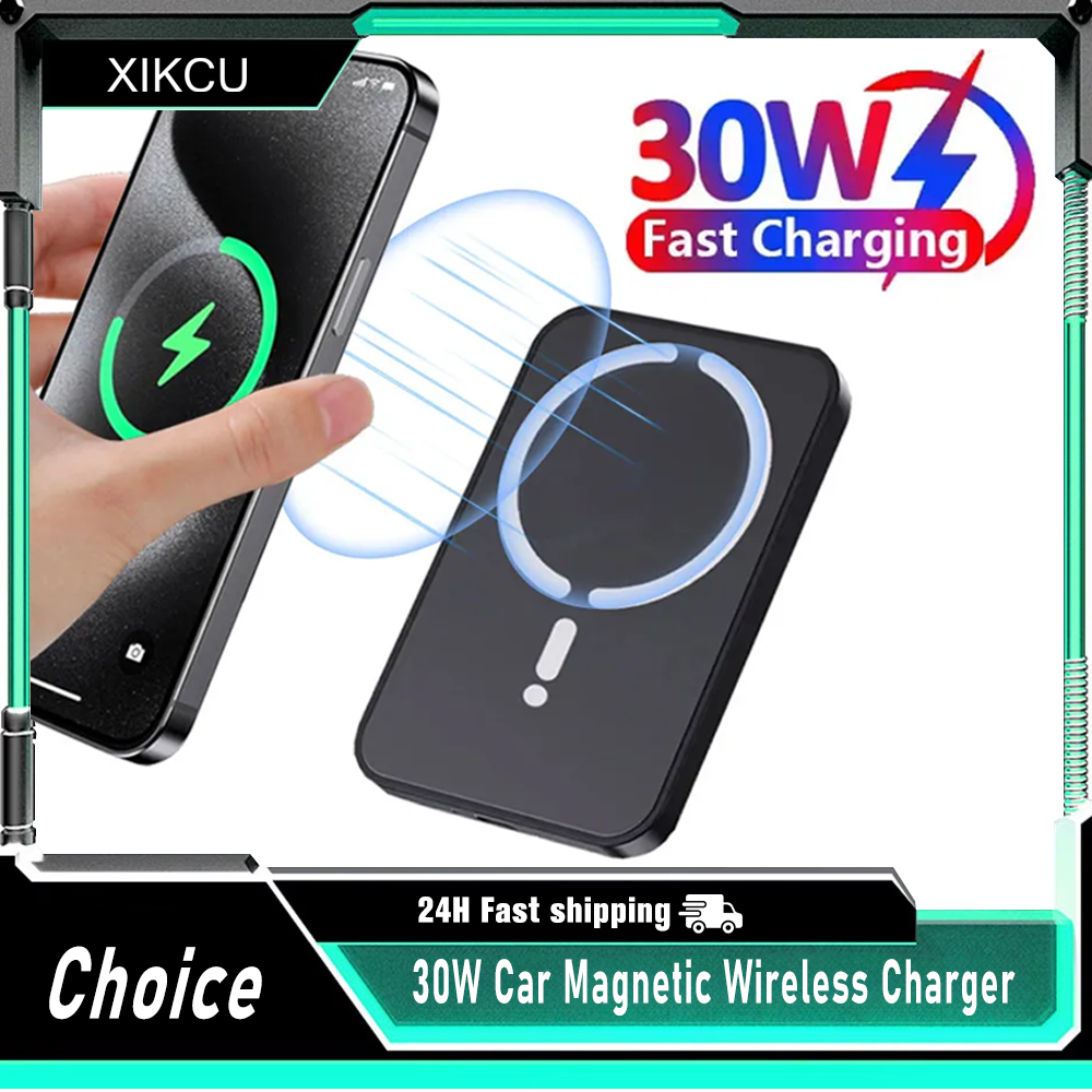 30W Magnetic Car Wireless Char - Magnetic Charging Cable ulasan dan harga