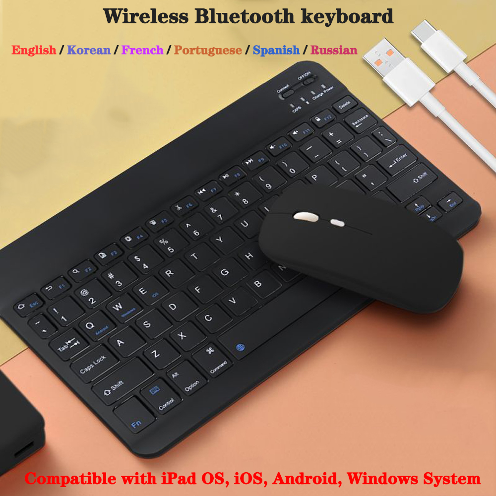 10 lnch Wireless  Bluetooth Mi - Wireless Keyboard Mini ulasan dan harga
