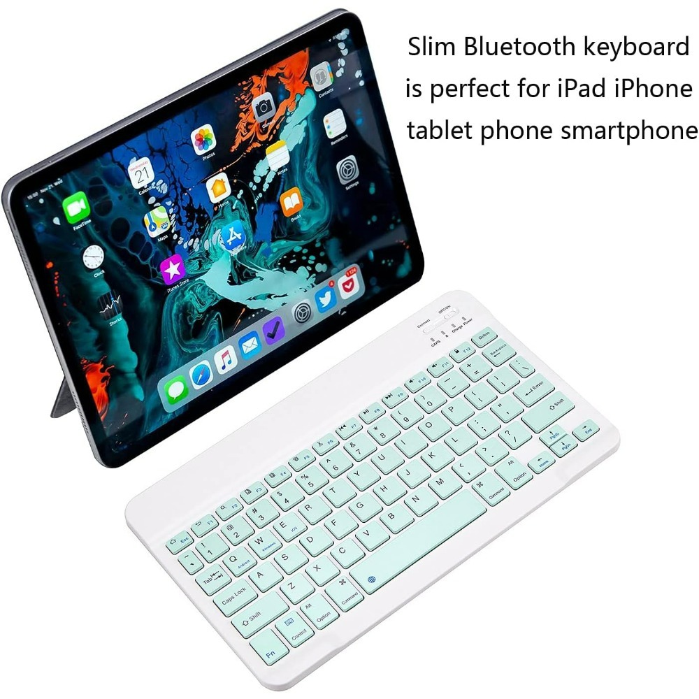 10 lnch Wireless  Bluetooth Mi - Wireless Keyboard Mini ulasan dan harga