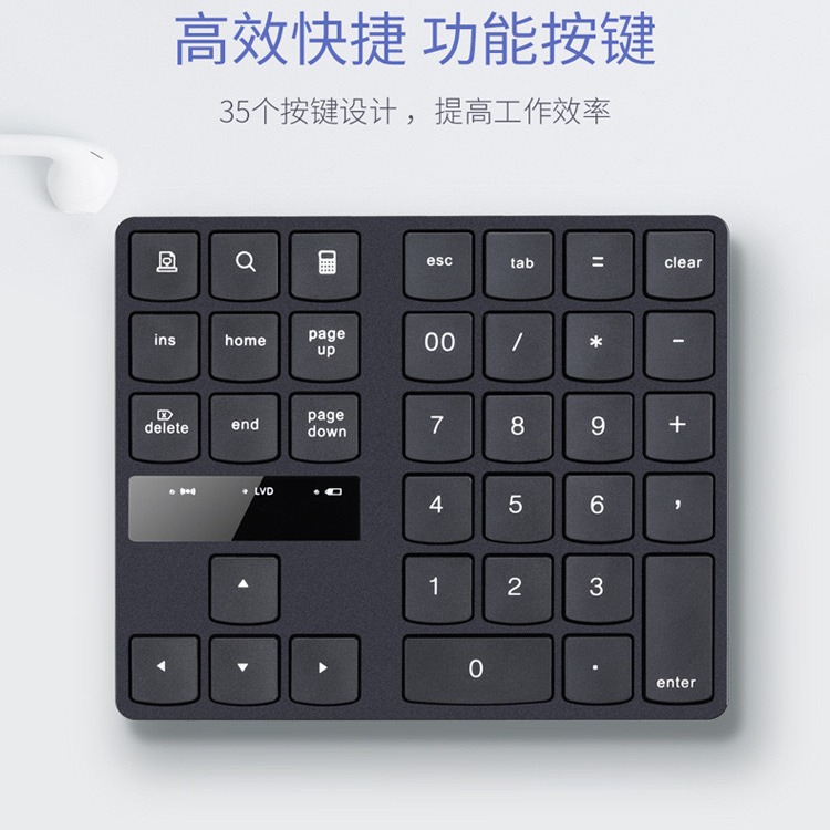 35Keys Bluetooth Numeric Keypa - Wireless Keyboard Mini ulasan dan harga