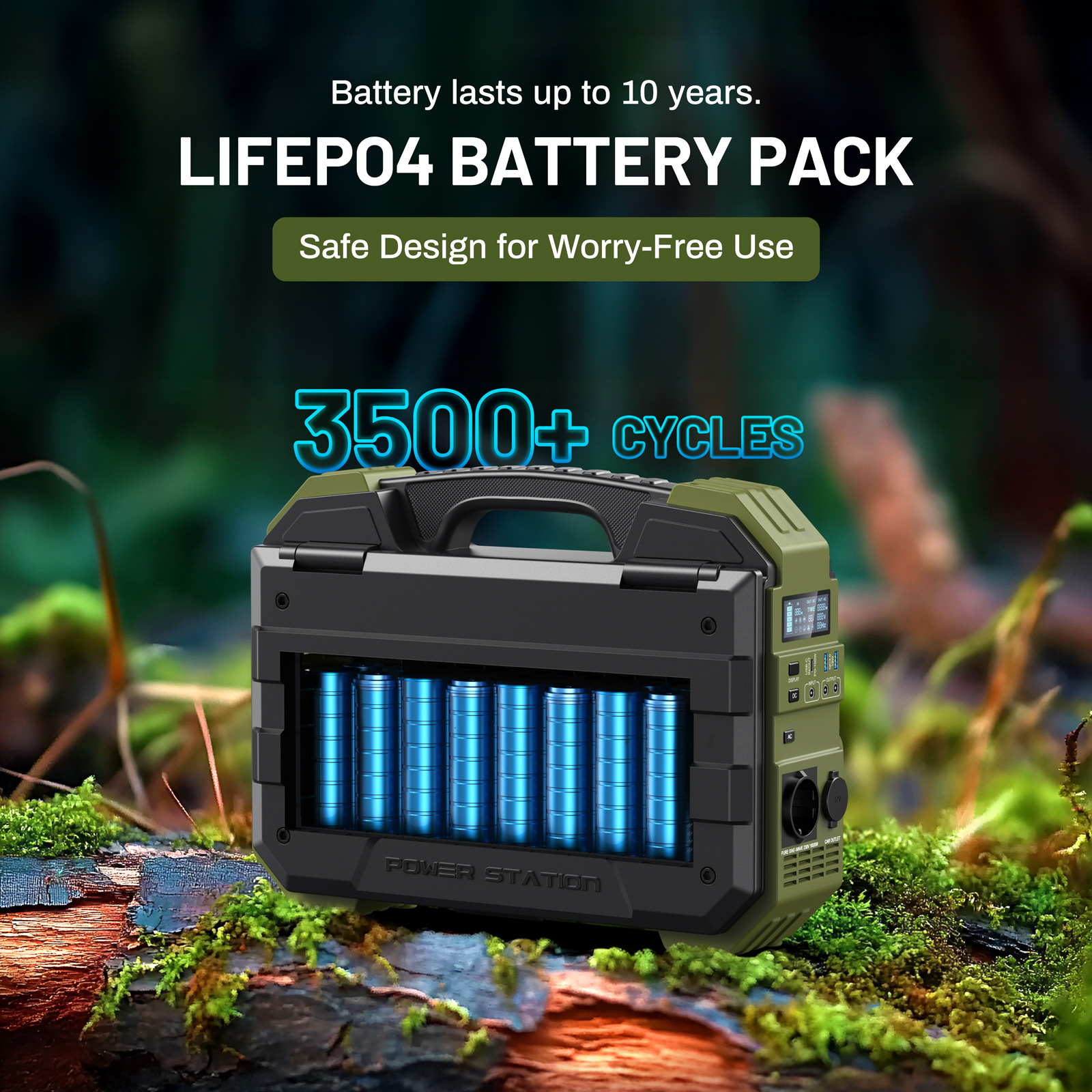 Portable Power station with So - Solar Powered Charger ulasan dan harga