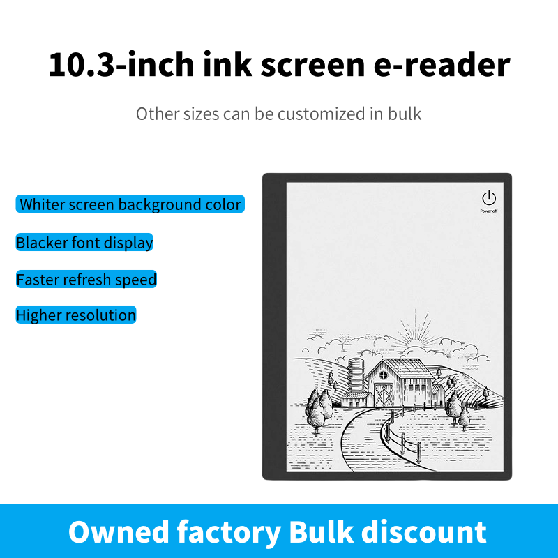 New Arrival 10.3 Inch E Book R - E-Ink Tablet Reader ulasan dan harga