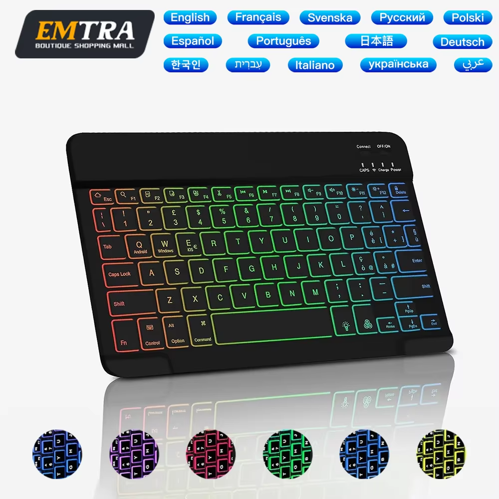Mini Backlit For iPad Keyboard - Wireless Keyboard Mini ulasan dan harga