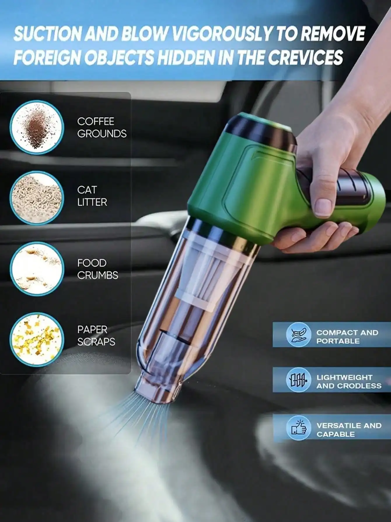 Portable Wireless Vacuum Clean - Wireless Keyboard Mini ulasan dan harga