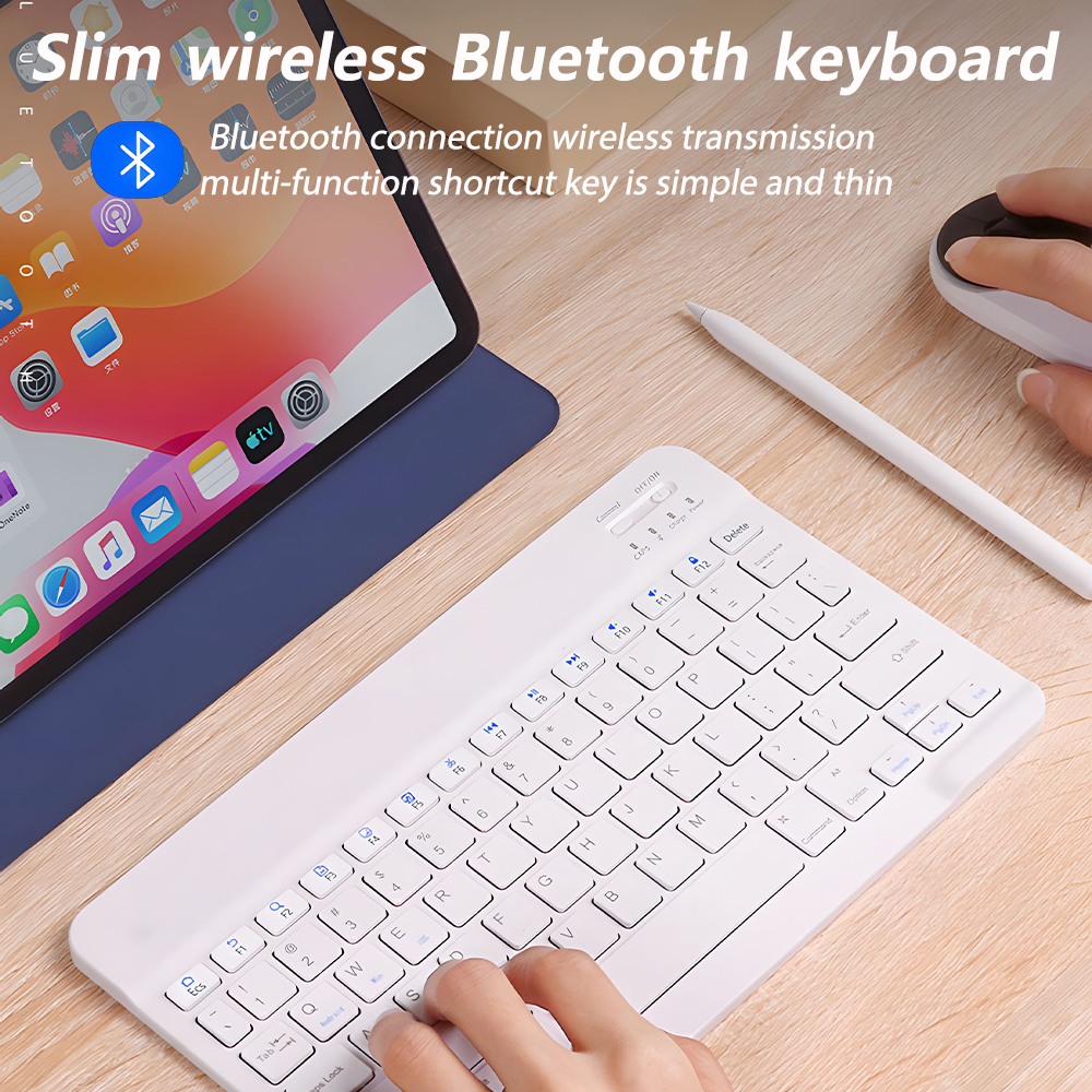CASEPOKE For iPad Xiaomi Samsu - Wireless Keyboard Mini ulasan dan harga