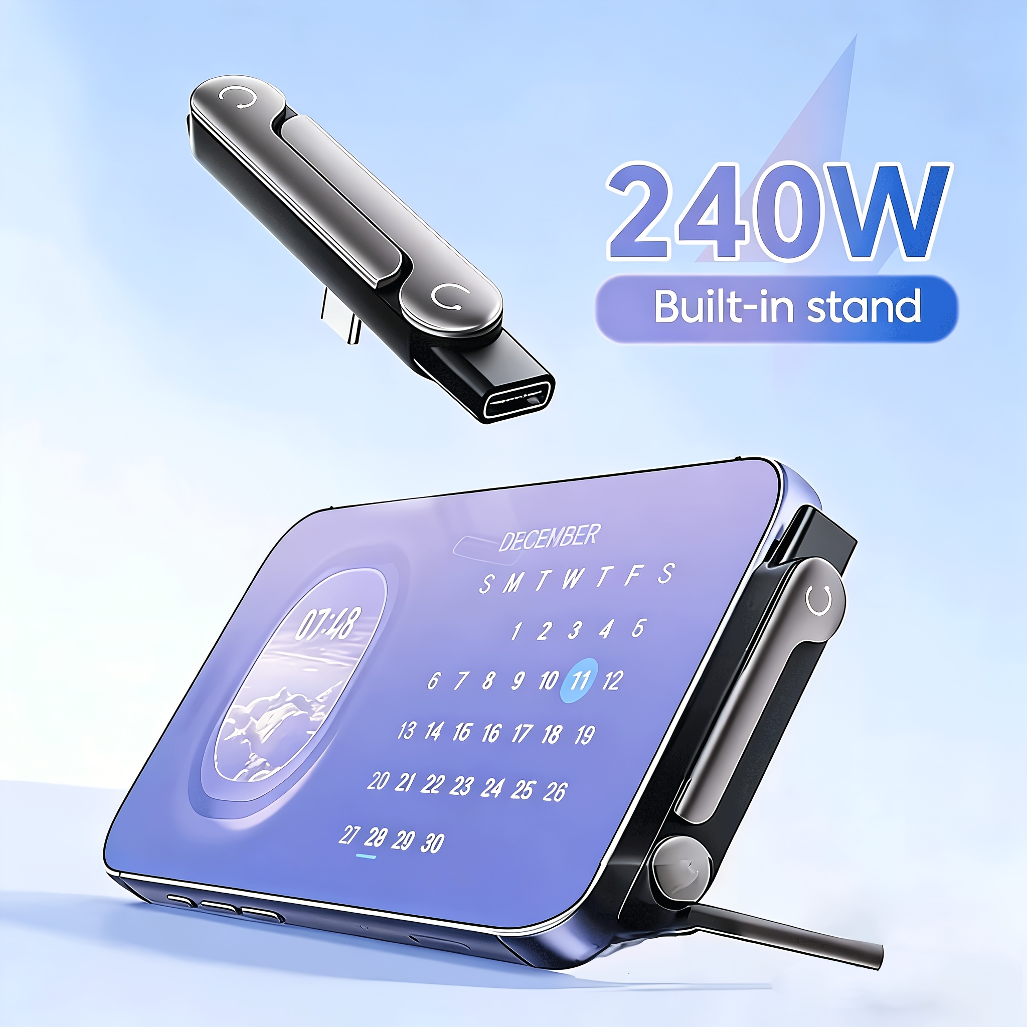 2Pcs 90° Angled 240W Fast Char - Magnetic Charging Cable ulasan dan harga