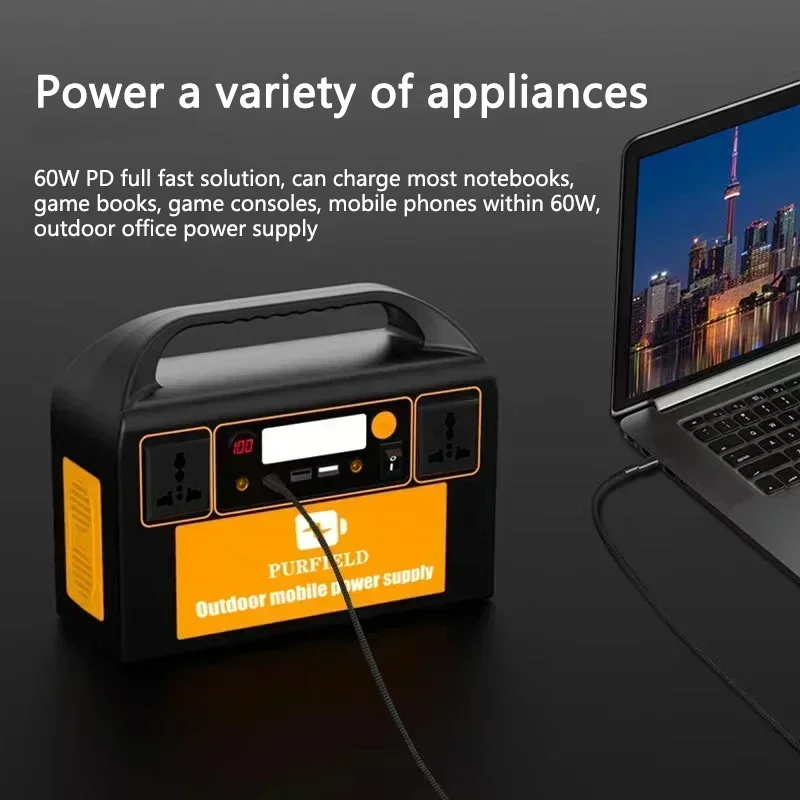 PURFIELD 220V 110V 300W Portab - Solar Powered Charger ulasan dan harga