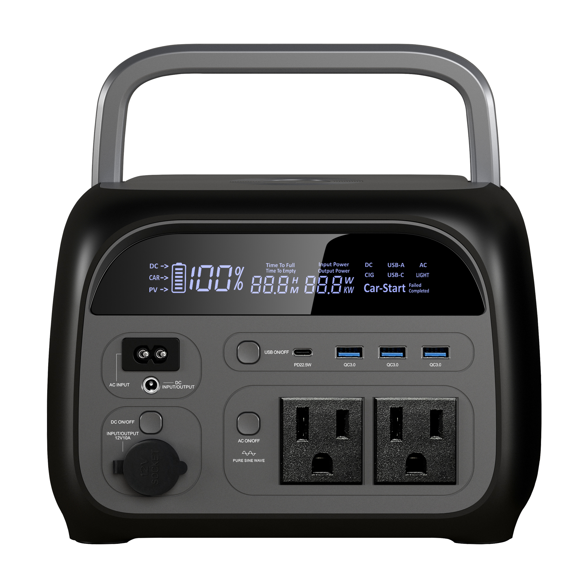CTOLITY AP400 500W Portable Po - Solar Powered Charger ulasan dan harga