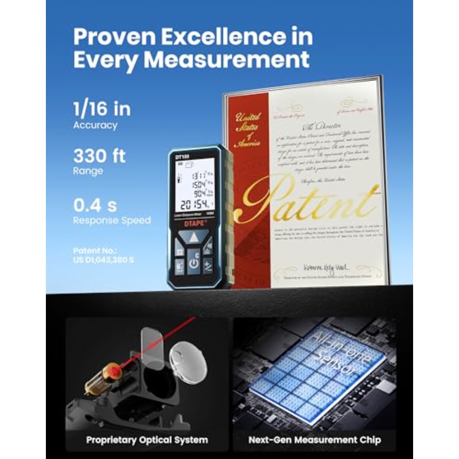 Laser Measure 330 Ft Digital L - Electronics & Gadgets Icon ulasan dan harga
