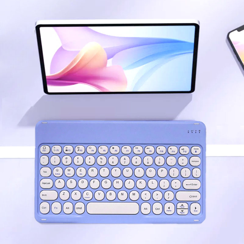 Round Hat Silent Retro Mini Wi - Wireless Keyboard Mini ulasan dan harga