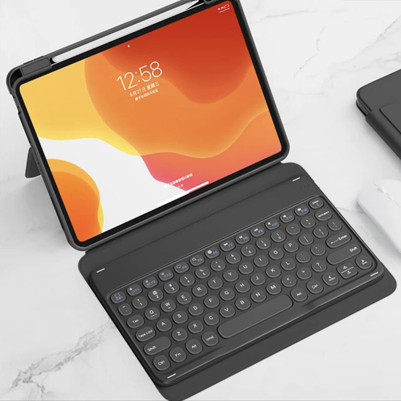 Round Hat Silent Retro Mini Wi - Wireless Keyboard Mini ulasan dan harga